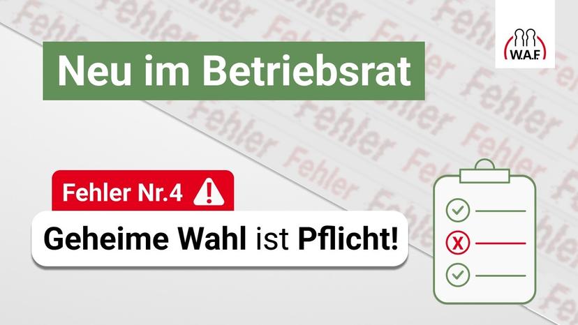 Fehler Nr.4: Offen gewählt? Der Personalausschuss zählt dann nicht!