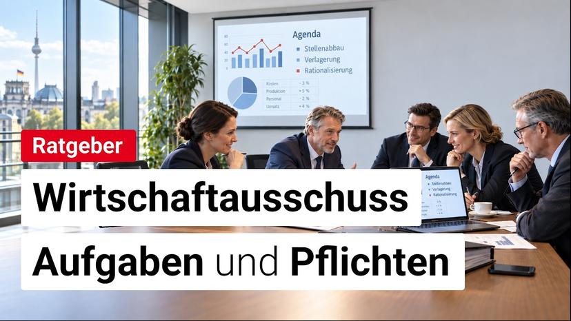 Aufgaben des Wirtschaftsausschusses: Was der Betriebsrat wissen muss