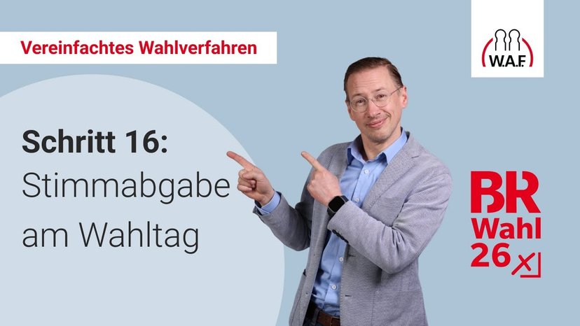 16. Schritt: Stimmabgabe am Wahltag