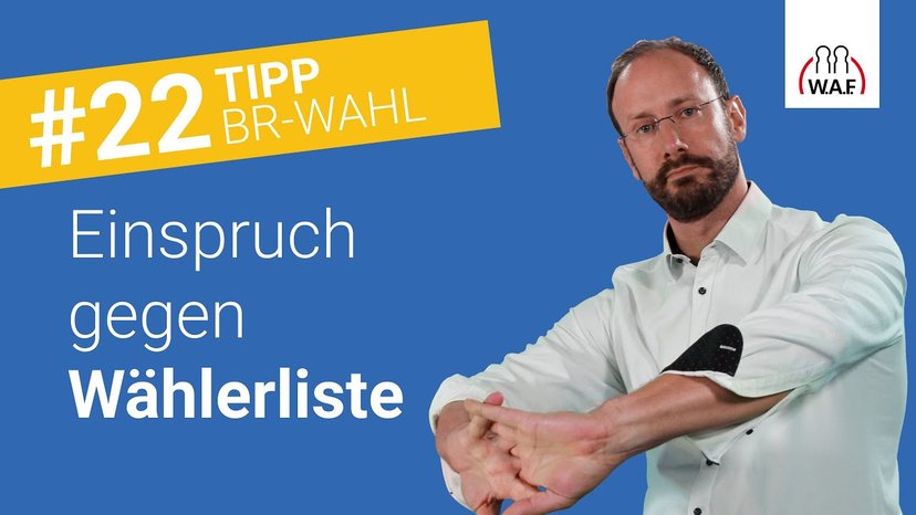 Wie muss der Wahlvorstand mit Einsprüchen gegen die Wählerliste umgehen?
