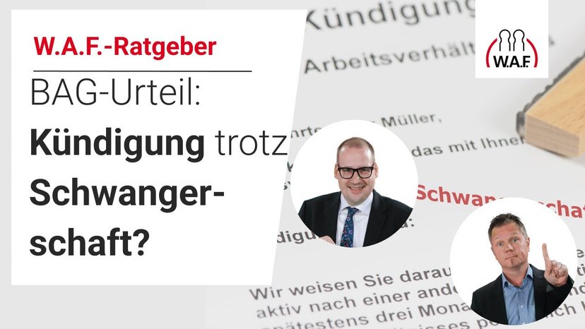 Aktuelles Urteil: Schwanger und gekündigt?