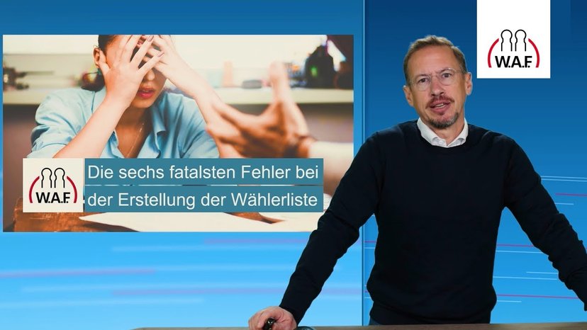 Kostenloses Webinar: 6 Fehler bei der Erstellung der Wählerliste